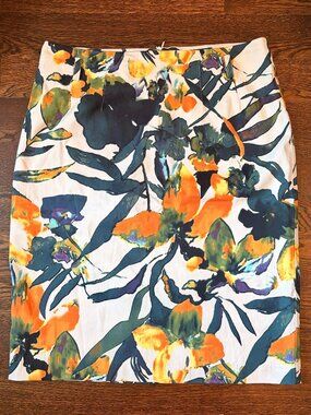 Gorgeous Linea Domani Floral Pencil Skirt-Size 12